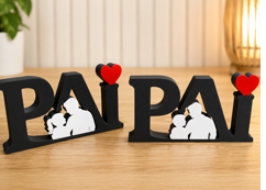 Placa personalizada PAI para o Dia dos Pais